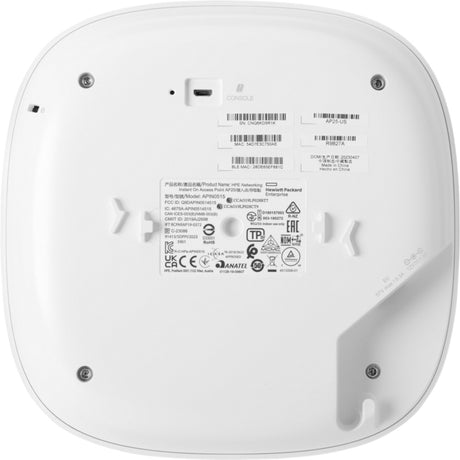 Punto di accesso Hewlett Packard Enterprise Instant On (RW) AP25 (Bianco, Wi-Fi 6 4x4)