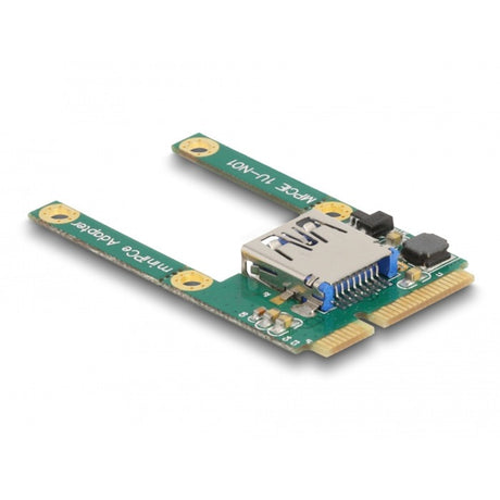 Delock mini pcie i o 1 controller USB 2.0 tipo-a femmina a grandezza naturale