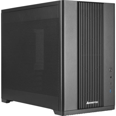 Custodia mini tower Chieftec bx-mesh (nera | 1x USB-A | 1x USB-C | vetro temperato)