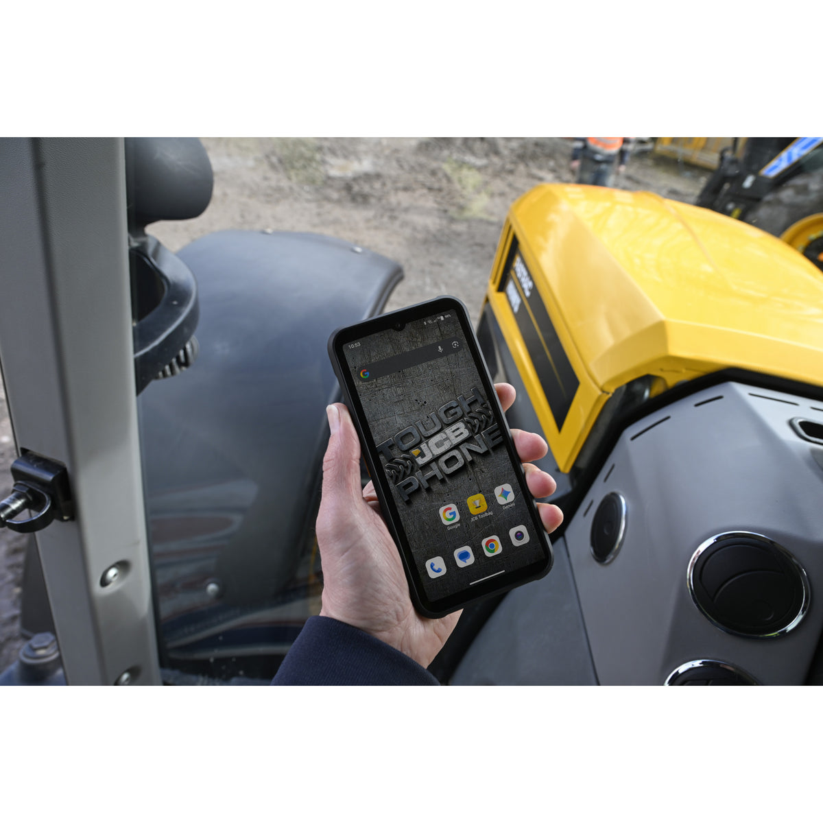 Smartphone Jcb Toughphone e50 (nero | 128 GB | Android 16 | doppia SIM)