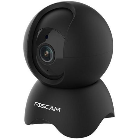 Telecamera WiFi Foscam x5 con rilevamento persona AI (nera, 5 MP)