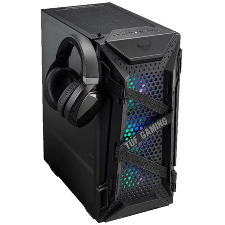 Custodia midi tower Asus tuf gaming gt301 (nera | 2x usb-a | rgb | vetro temperato)