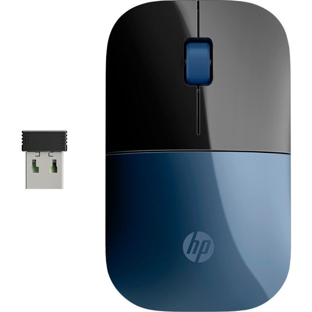 Mouse wireless HP z3700 (nero blu, 1200 dpi)