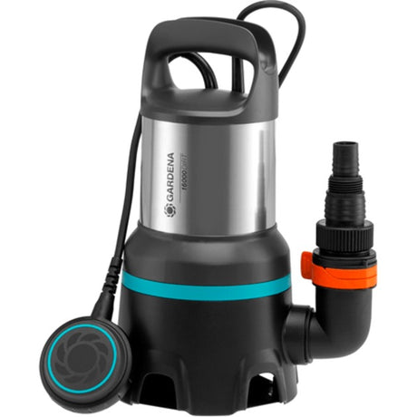 Pompa per acqua sporca Gardena 16000 pompe sommergibili e a pressione (acciaio inossidabile nero, 450 watt)