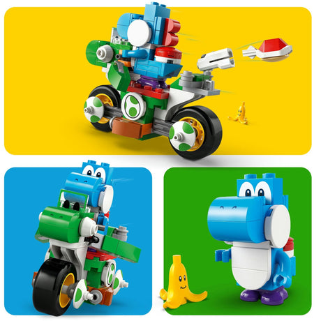 Lego Super Mario - Mario Kart - Giocattolo da costruzione yoshi-crosser (72031)