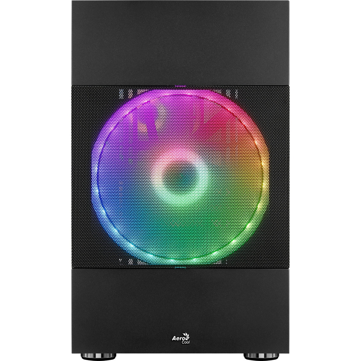 Custodia mini tower Aerocool atomic v2 (nera | 2x USB-A | finestra)