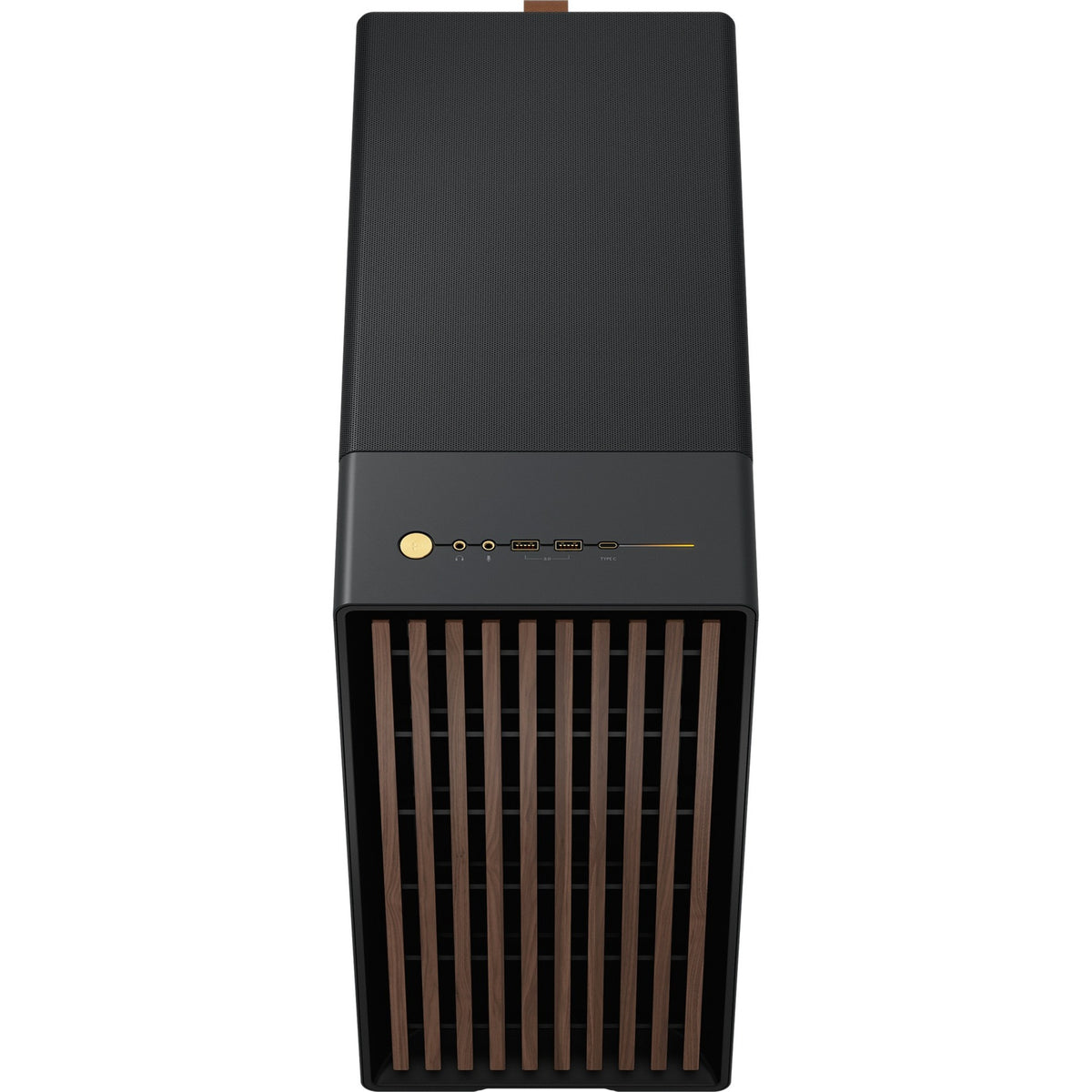 Custodia North Midi Tower dal design frattale (colore legno nero | 2x USB-A | 1x USB-C)
