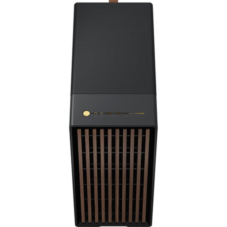 Custodia North Midi Tower dal design frattale (colore legno nero | 2x USB-A | 1x USB-C)
