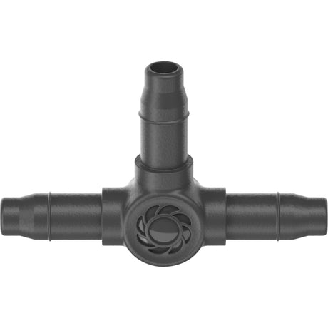 Gardena Raccordo a T 4,6 mm (3 16 ) connessione (grigio scuro, 10 pezzi)