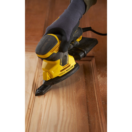 Levigatrice a delta Stanley fatmax 120w levigatrice per dettagli (giallo nero)
