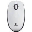 Mouse USB ottico Logitech b100 per aziende (bianco, 800 dpi)