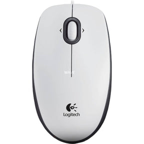 Mouse USB ottico Logitech b100 per aziende (bianco, 800 dpi)