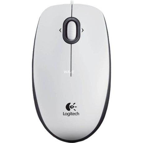 Mouse USB ottico Logitech b100 per aziende (bianco, 800 dpi)