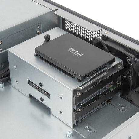 Silverstone sst-rm23-502-mini contenitore rack (nero)