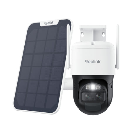 Reolink Trackmix G770 + Telecamera di sicurezza Solar Panel 2 (bianco nero, 4K 8MP UHD, 4G LTE, incl. pannello solare)