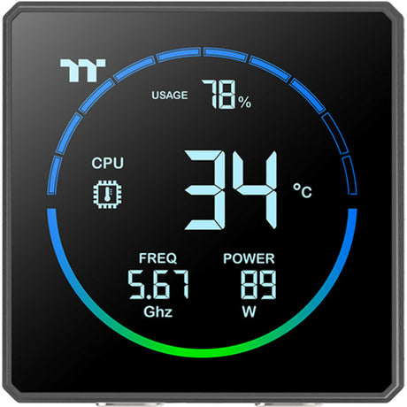 Thermaltake TH360-S V3 ARGB Sync AIO Raffreddatore a liquido Raffreddamento ad acqua (Nero)