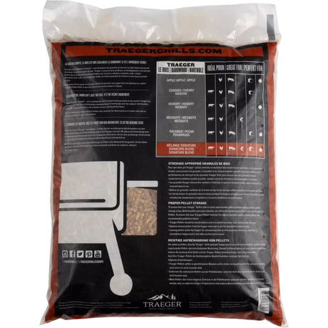 Pellet di combustibile firmati Traeger in legno duro (9 kg)