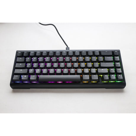 Ducky projectd tinker 65 con qmk tramite tastiera meccanica rgb (nera, layout us (qwerty), rosso ciliegia mx, 65%, led rgb, pbt double-shot, hot-swap, montaggio con guarnizione)