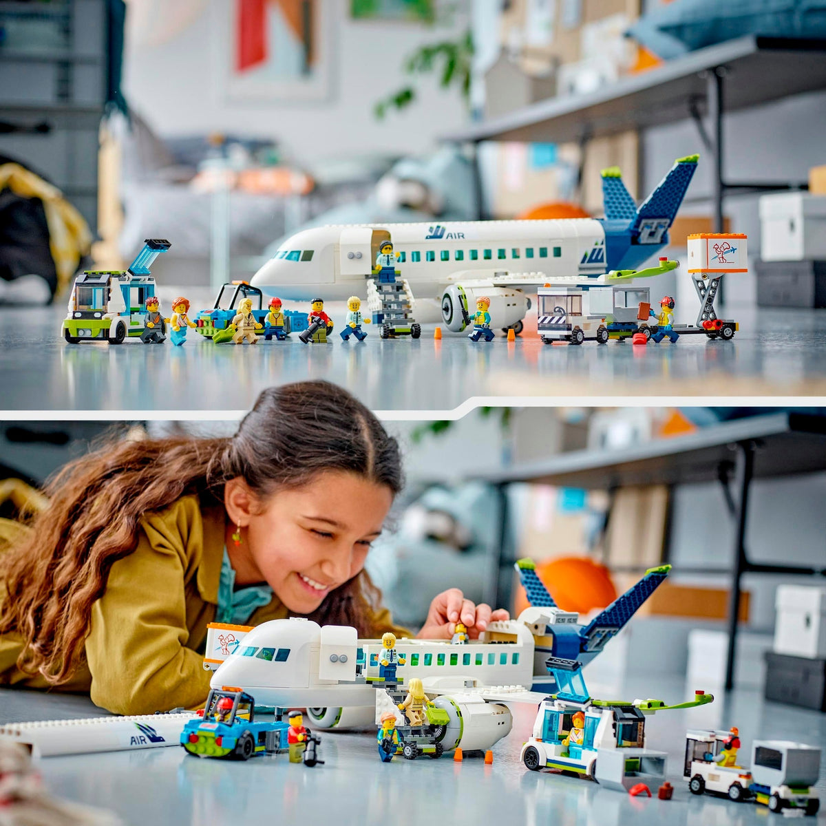 Set giocattolo aereo aereo passeggeri Lego City - 60367