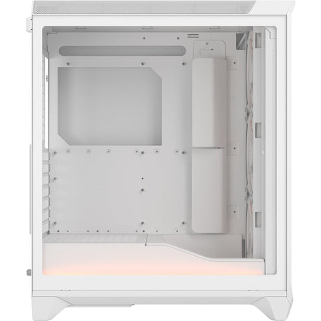 Design frattale custodia meshify 3 ambient pro rgb midi tower (bianco | 2x usb-a | 1x usb-c | rgb | vetro temperato)