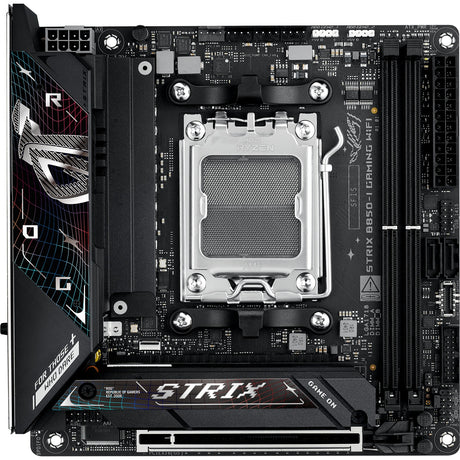Scheda madre Asus ROG Strix B850-I Gaming Wi-Fi Socket AM5 (2,5 GB-LAN, Wi-Fi 7, BT, audio, Mini-ITX)