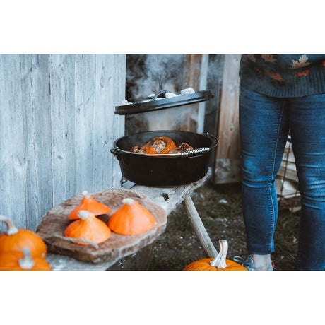 Pentola The Windmill Dutch Oven da 6 qt senza gambe (nera, ø 31,5 cm | 5,9 litri)