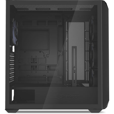 Custodia midi tower Sharkoon ak3 rgb (nera | 2x usb-a | 1x usb-c | rgb | vetro temperato)
