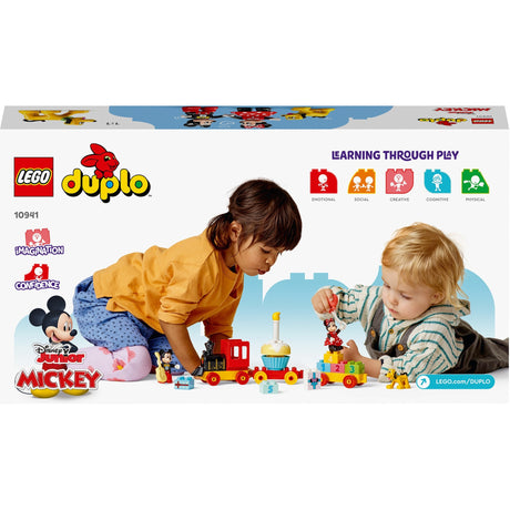 Lego Duplo Disney il treno di compleanno di Topolino e Minnie, giocattolo costruibile per i più piccoli 10941
