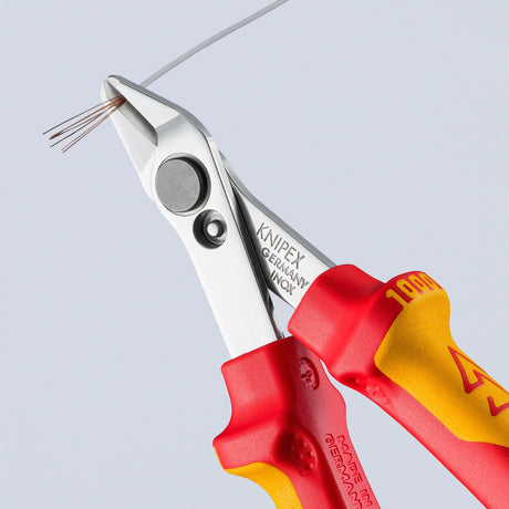 Knipex elettronica super Knips® VDE 78 06 125 pinza per elettronica (rosso giallo)