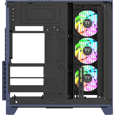Custodia Thermaltake view 390 air future crepuscolo midi tower (viola | 2x USB-A | 1x USB-C | vetro temperato)