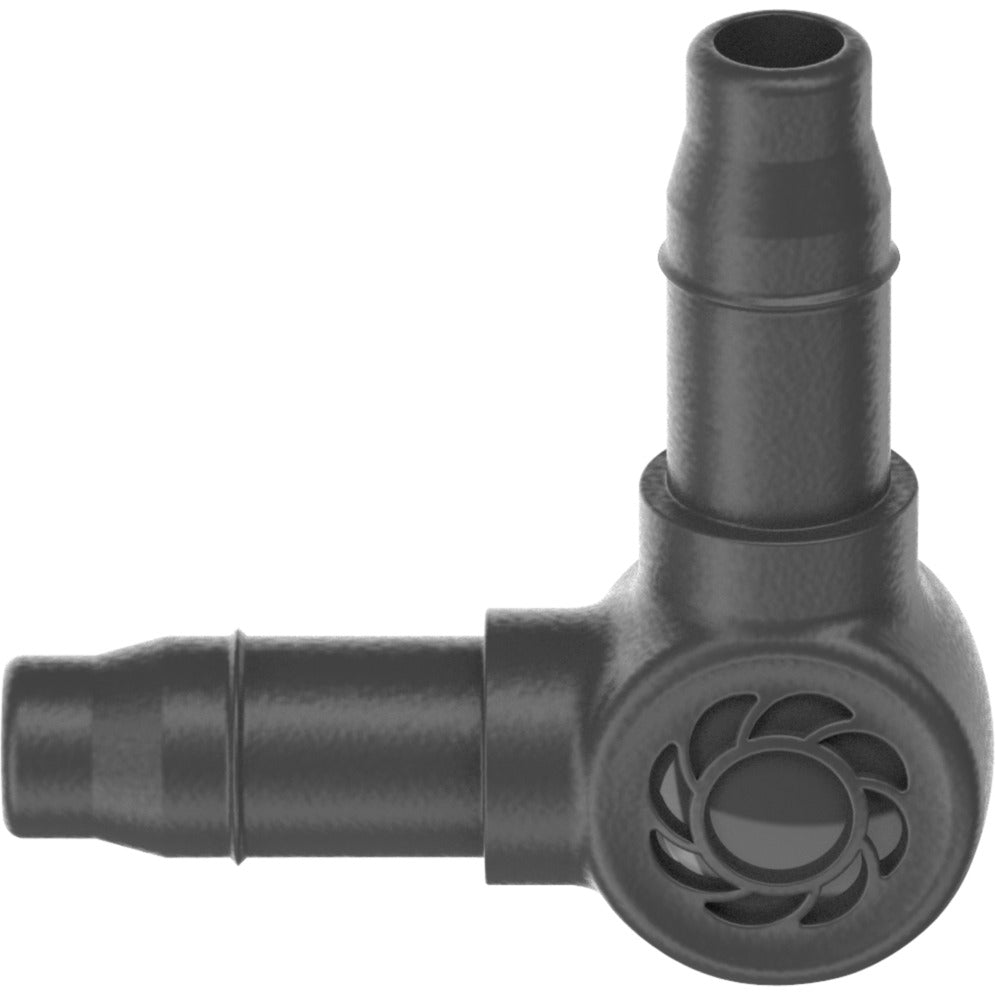 Gardena raccordo a L da 4,6 mm (3 16 ) (grigio scuro, 10 pezzi)