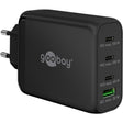 Caricabatterie rapido multiporta USB-C PD Goobay (100 W) (nero)