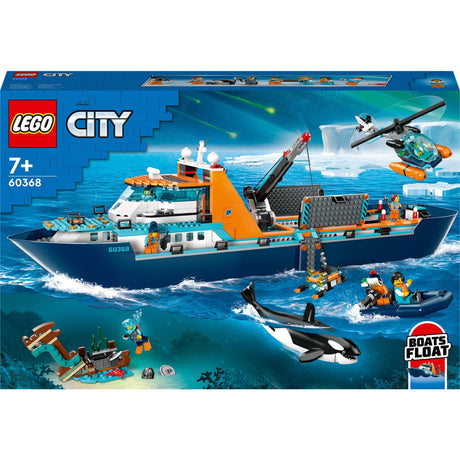Lego City - Giocattolo per la costruzione di una nave per la ricerca polare (60368)