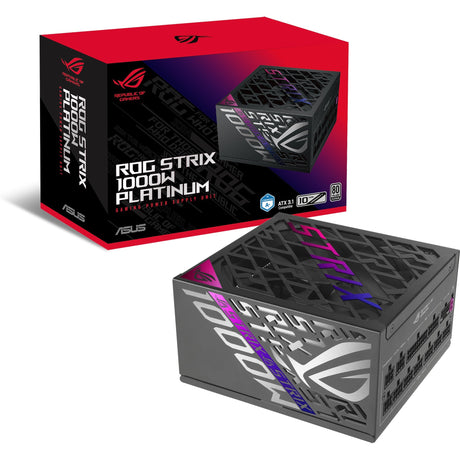 Alimentatore modulare Asus rog strix platino da 1000 watt (nero, 1x 12v-2x6, 4x pcie)