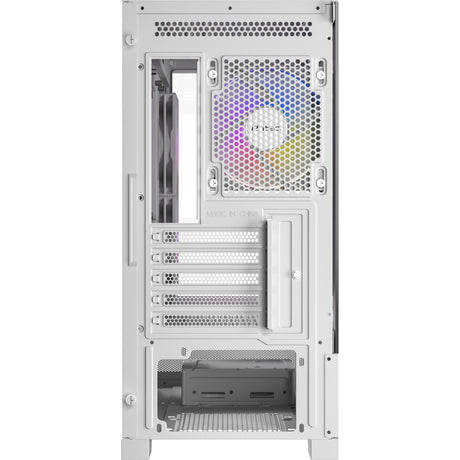 Custodia mini tower Antec cx500m argb (bianco | 2x USB-A | 1x USB-C | vetro temperato)