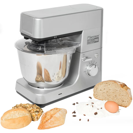 Bestron akm1600s Robot da cucina 4 in 1 Kitchen Master Pro (argento)