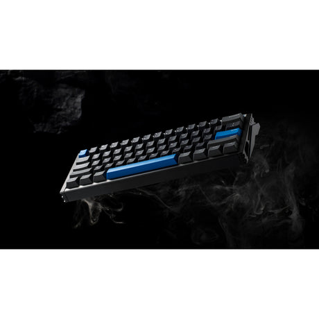 Tastiera da gioco con interruttore magnetico Iqunix ez60 (nera, layout USA (qwerty), gateron star trail, 60%, rgb, copritasti double shot pbt)