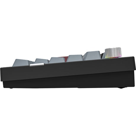Tastiera meccanica Montech mkey pro dark rgb (nera, layout us (qwerty), gateron g pro marrone, 75%, hot-swapable, rgb, double-shot pbt, usb-c | 2.4 ghz | bluetooth 5.2)