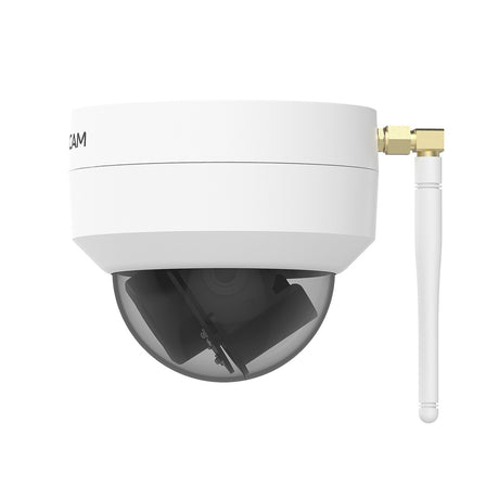 Telecamera di sicurezza ptz wifi dual band Foscam d4z (bianca, 4mp)