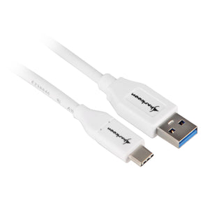 Cavo Sharkoon USB-A 3.2 > USB-C (bianco, 0,5 metri)
