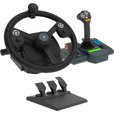 Set simulatore sistema di controllo veicolo agricolo Hori (nero)
