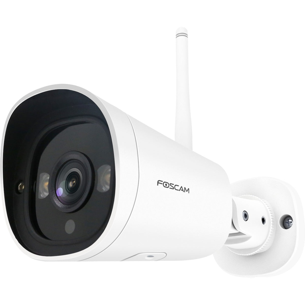 Foscam G4C, telecamera di sicurezza esterna WiFi Starlight 2K (bianca)