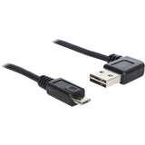 Delock USB2.0 a 90° > Cavo USB micro-B (nero, 5 metri)