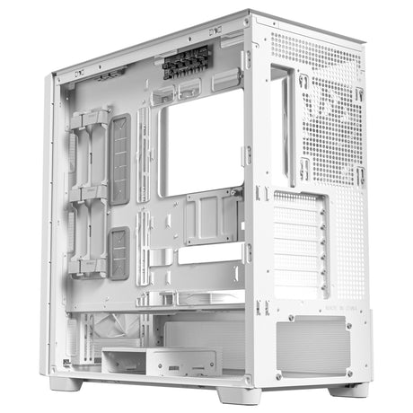 Custodia midi tower Antec flux (bianco | 2x USB-A | 1x USB-C | vetro temperato)