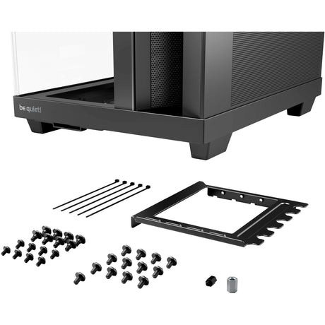 Silenzio! custodia midi tower light base 500 (nera | 2x USB-A | 1x USB-C | RGB | finestra)