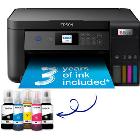 Epson ecotank et-2850 stampante multifunzione wi-fi a4 con serbatoio d'inchiostro stampante inkjet all-in-one (nero, scansione, copia, wi-fi, inclusi fino a 3 anni di inchiostro)