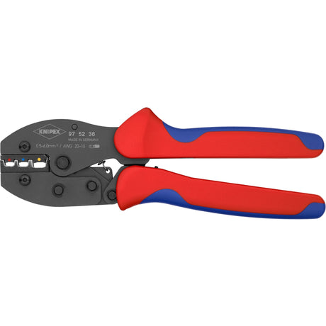 Pinza per crimpare Knipex Preciforce 975236 (rosso blu)