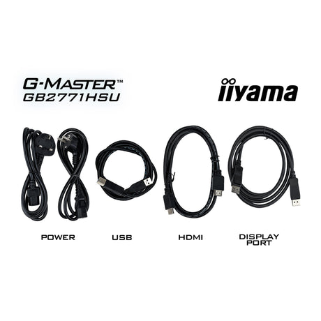 Monitor da gioco Iiyama G-Master Red Eagle GB2771HSU-B1 27 (nero, 2x HDMI, DisplayPort, USB-A, USB-C, 240 Hz)