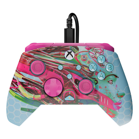 Controller cablato avanzato Turtle Beach PDP Rematch Glow (Android Dreams, Xbox Series X|S, Xbox One, PC)