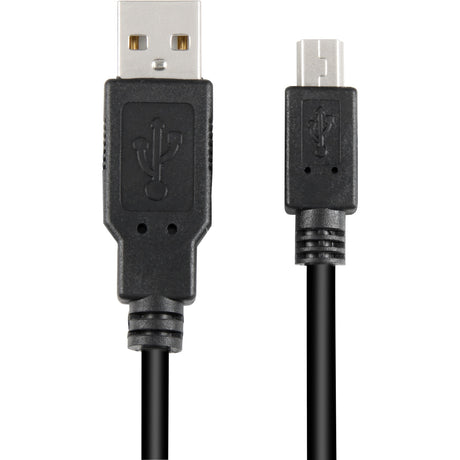 Cavo Sharkoon USB-A 2.0 > mini USB-B (nero, 1 metro, doppia schermatura)